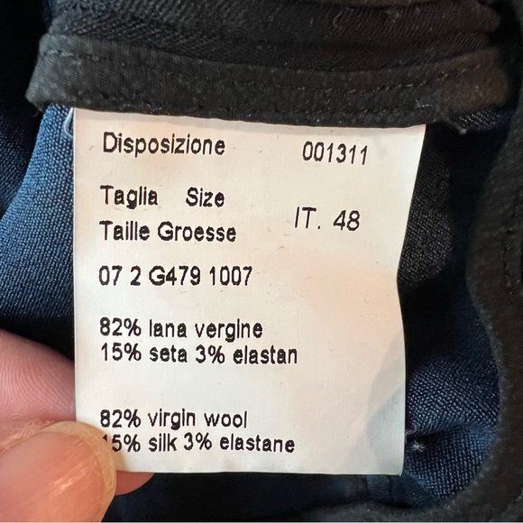 Piazza Sempione Virgin Wool Silk Blazer - Picture 3 of 8